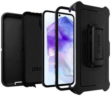 Otterbox Defender Hátlap Samsung Galaxy A55 5G Fekete Álló funkció 4. kép