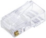 TRU COMPONENTS TRU Components 8P8C RJ45 moduláris csatlakozó TC-10336052 Dugó, egyenes Pólusszám 8P8 bélyegkép