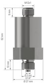B + B Thermo-Technik Nyomástávadó 1 db 0550 2190-001 M12, 4 pólusú 2. bélyegkép