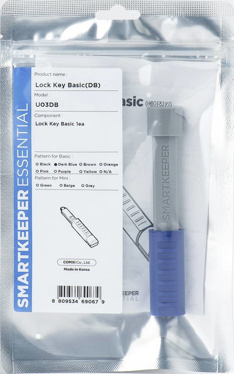 Smartkeeper U03DB #####Port Schloss Schlüssel Sötétkék 7. kép