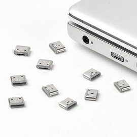 Smartkeeper CL04P1GY USB-C® port kulcs 10 részes készlet Szürke kulcs nélkül