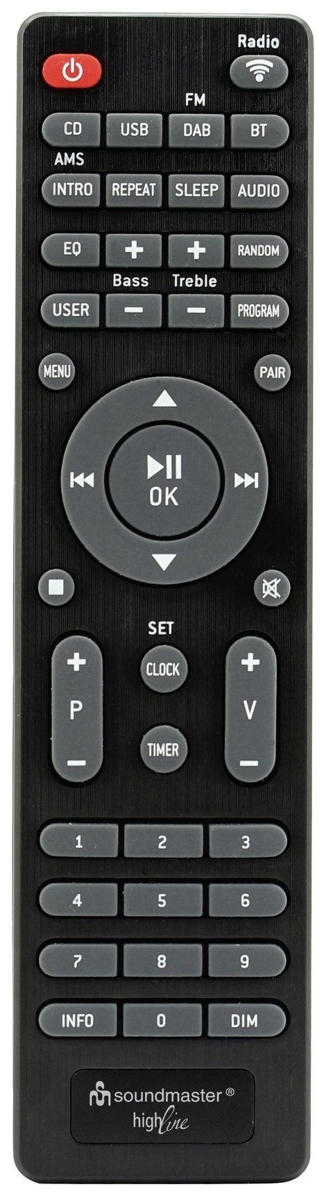 soundmaster ICD1050SW CD lejátszó Ezüst Internetrádió, DAB+, WLAN, USB, Hangfallal 4. kép