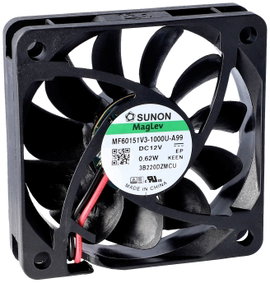 Sunon MF60151V3-1000U-A99 Axiális ventilátor 12 V/DC 29.89 m³/óra (H x Sz x Ma) 15 x 60 x 60 mm