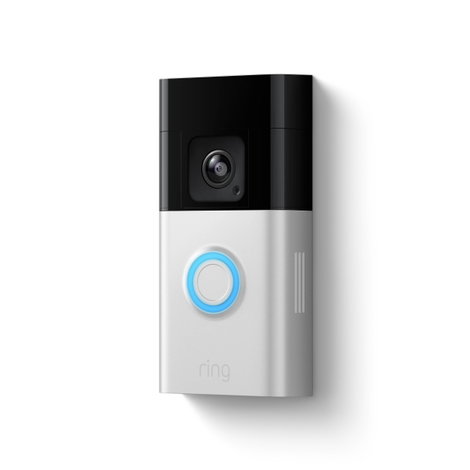 ring B0B2BNM4PV IP videó kaputelefon WLAN Nikkel (matt)