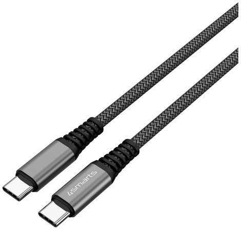 4Smarts Cell phone, Notebook Kábel [1x USB-C® - 1x USB-C®] 1.5 m 2. kép