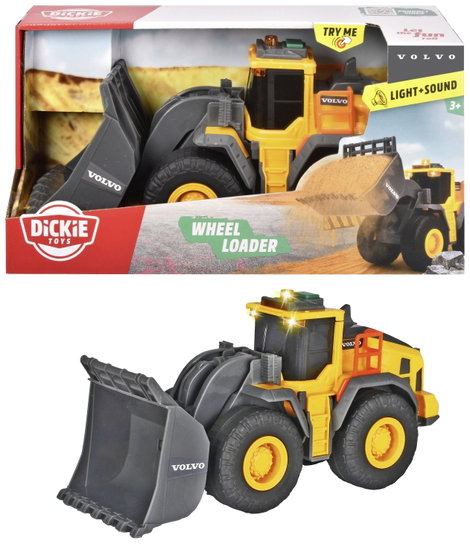 Dickie Toys Építkezésnél használt jármű modell Volvo Kerekes rakodó Kész modell Építkezésnél használ
