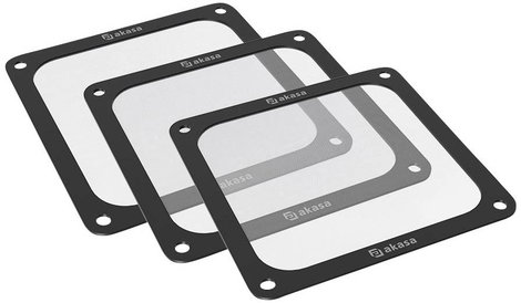 Akasa GRM12-M01-BKT3 Számítógép ventilátor rács szűrővel 120 x 120 mm 2. kép