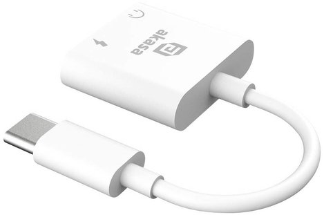 Akasa USB-C®, Audio Átalakító [1x USB-C® - 1x Fejhallgató (3,5 mm-es jack), USB-C® alj (Power Delive 4. kép