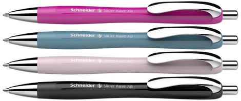 Schneider Schreibgeräte 4 db Slider Rave XB 132564 Golyóstoll 0.7 mm Írás színe: Kék N/A 2. kép