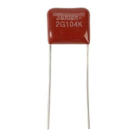 Suntan TS02002G104KSB0D0R 1 db Fóliakondenzátor 100 nF 400 V 10 % 10 mm (H x Sz) 7 mm x 14 mm