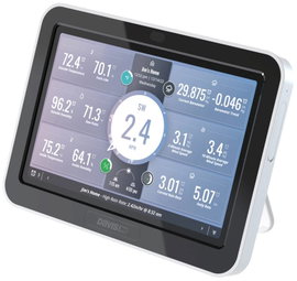 Davis Instruments Weatherlink Touch Console 6313EU Vezeték nélküli időjárásjelző állomás Érzékelők s