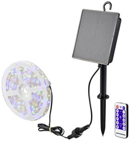Sygonix Napelemes fénytömlő SY-5947266 LED 1.8 W RGB Átlátszó