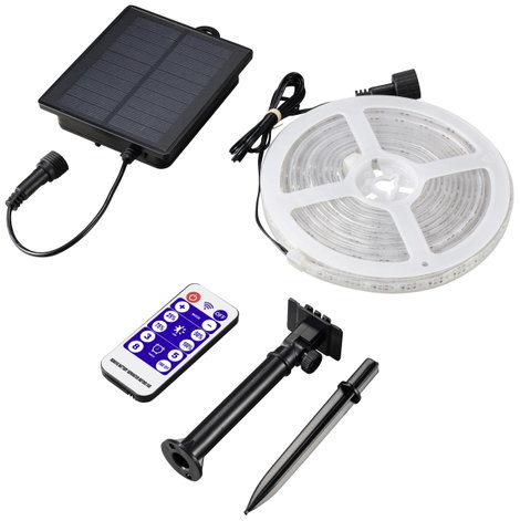 Sygonix Napelemes fénytömlő SY-5947266 LED 1.8 W RGB Átlátszó 4. kép