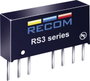 3 W-os DC/DC átalakító, be: 18 - 36 V/DC, ki: 5 V/DC, 600 mA, 3 W, Recom International RS3-2405S bélyegkép