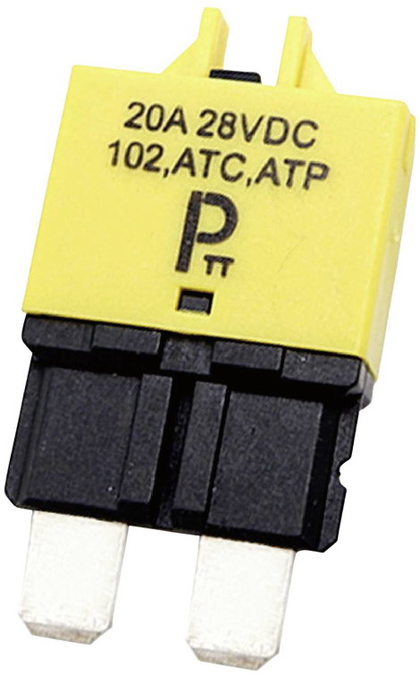 PARTS PTT Circuit Breaker Standard, type 3, Manual Reset, 20A C001-102-0095 Automata biztosíték 20 A