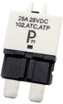 PARTS PTT Circuit Breaker Standard, type 3, Manual Reset, 25A C001-102-0096 Automata biztosíték 25 A bélyegkép
