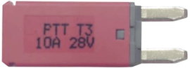 PARTS PTT Circuit Breaker Mini, type 3. Manual Reset, 10A C001-102-0063 Standard autós laposbiztosít