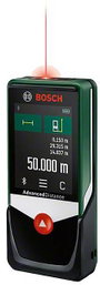 Bosch Home and Garden AdvancedDistance 50C Lézeres távolságmérő Bluetooth-os, Érintőkijelző Mérési t bélyegkép