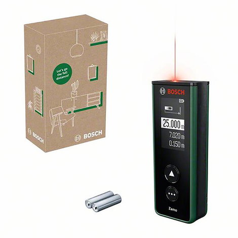 Bosch Home and Garden Zamo Lézeres távolságmérő Mérési tartomány (max.) 25 m