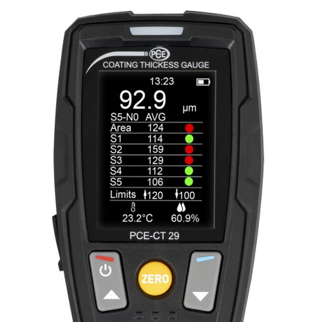 PCE Instruments Rétegvastagság mérő 0 - 2000 µm 2. kép