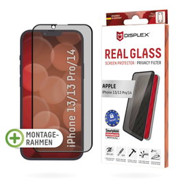 DISPLEX Privacy Glass Full Cover Kijelzővédő üveg iPhone 14, iPhone 13, iPhone 13 Pro 1 db 1706