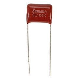 Suntan TS02002E104KSB0D0R 1 db Fóliakondenzátor 100 nF 250 V 10 % 10 mm (H x Sz) 7 mm x 14 mm