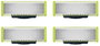 Philips QP240/50 Borotvapenge Fekete, Zöld, Ezüst 4 db bélyegkép