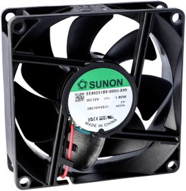 Sunon EF80251B1-1000U-A99 Axiális ventilátor 12 V/DC 69.94 m³/óra (H x Sz x Ma) 25 x 80 x 80 mm