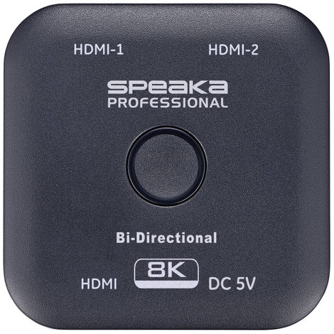 SpeaKa Professional SP-11990132 2+1 port HDMI switch Bidirekcionálisan használható 7680 x 4320 pixel 3. kép