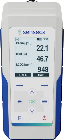 Senseca 486134 PRO D01 Multi adatgyűjtő Mérési méret Hőmérséklet, Légnedvesség, Szállított légmennyi