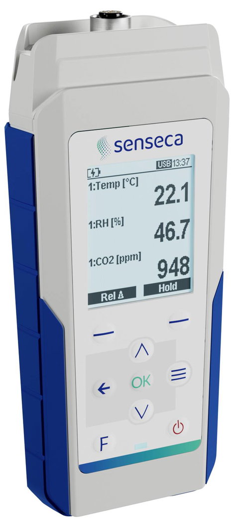 Senseca 486134 PRO D01 Multi adatgyűjtő Mérési méret Hőmérséklet, Légnedvesség, Szállított légmennyi 3. kép