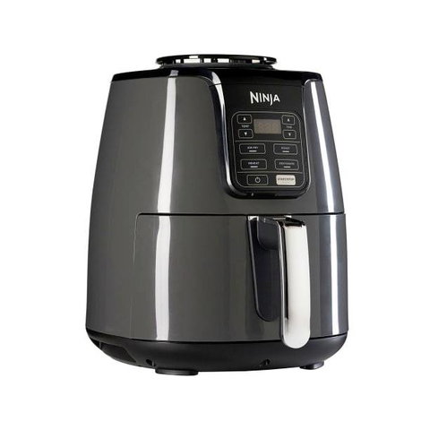 Ninja AF100EU Forrólevegős fritőz 1500 W Fekete 2. kép