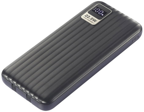 VOLTCRAFT VC-WT-K512 Powerbank 10000 mAh Fast Charge LiPo Fekete állapotjelző