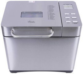 BiKitchen bake 501 Kenyérsütőgép Mérőpohárral, Kijelzővel Inox