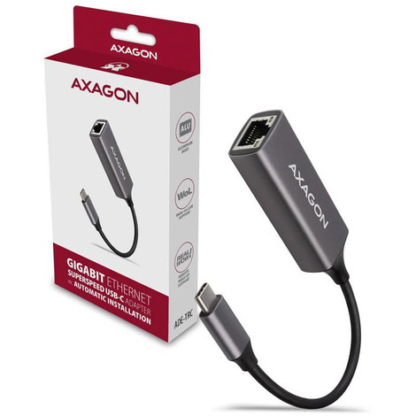 AXAGON ADE-TRC Hálózati adapter 1000 MBit/s LAN (10/100/1000 MBit/s), USB-C® USB 3.1 (1. gen) 2. kép