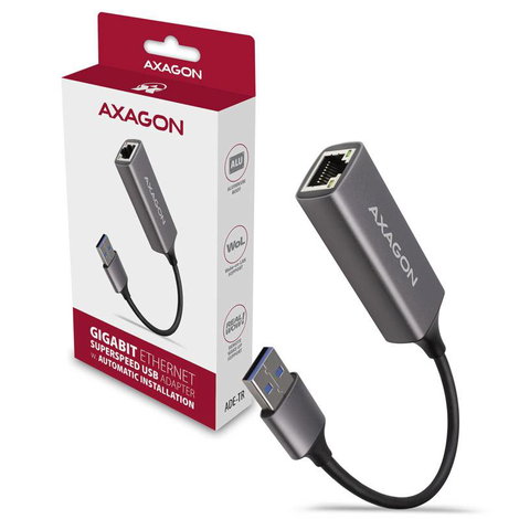 AXAGON ADE-TR Hálózati adapter 1000 MBit/s LAN (10/100/1000 MBit/s), USB 3.0 2. kép