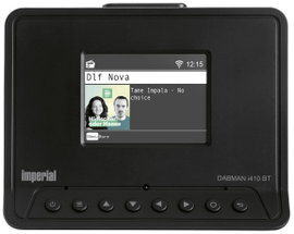 Imperial DABMAN i410 BT HiFi tuner Fekete Bluetooth®, DAB+, Internetrádió, WLAN, USB