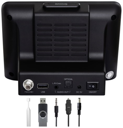 Imperial DABMAN i410 BT HiFi tuner Fekete Bluetooth®, DAB+, Internetrádió, WLAN, USB 3. kép