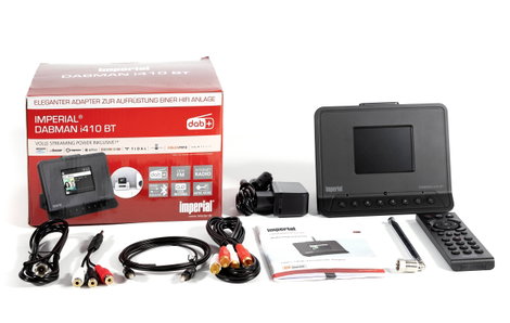 Imperial DABMAN i410 BT HiFi tuner Fekete Bluetooth®, DAB+, Internetrádió, WLAN, USB 6. kép