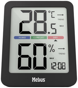 Mebus 11115 11115 Vezeték nélküli hőmérséklet- és légnedvesség mérő