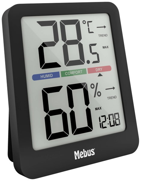 Mebus 11115 11115 Vezeték nélküli hőmérséklet- és légnedvesség mérő 2. kép