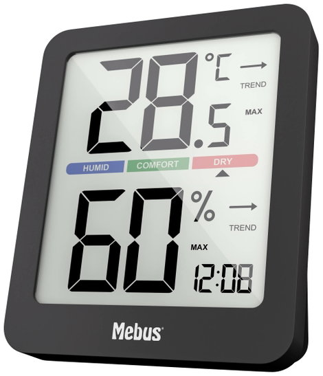 Mebus 11115 11115 Vezeték nélküli hőmérséklet- és légnedvesség mérő 3. kép