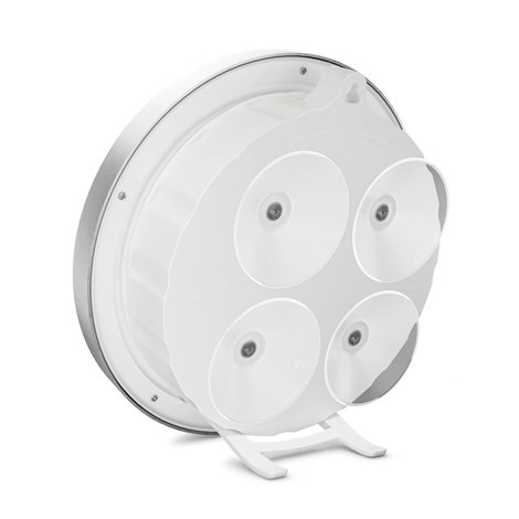 Mebus 41124 Rádiójel vezérlésű Falióra 17 cm x 6 cm Ezüst Alkalmas fürdőszobába/nedves helyiségbe 5. kép