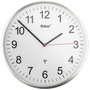 Mebus 19411 Rádiójel vezérlésű Falióra 30 cm Ezüst bélyegkép