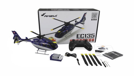 Amewi The Flying Bulls EC135 PRO RC helikopter RtF 2. kép