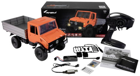 Amewi 22630 Unimog Advanced, orange 1:12 Elektro RC modell teherautó RtR 2. kép