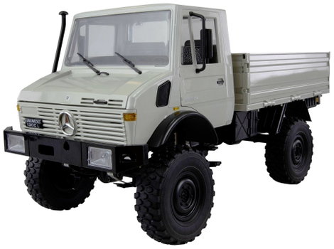 Amewi 22631 Unimog Basic, hellgrau 1:12 Elektro RC modell teherautó RtR