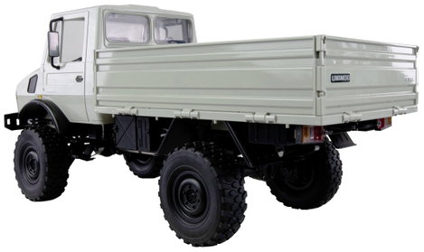 Amewi 22631 Unimog Basic, hellgrau 1:12 Elektro RC modell teherautó RtR 4. kép