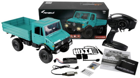 Amewi 22660 Unimog Advanced, petrol 1:12 Elektro RC modell teherautó RtR 2. kép