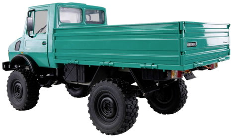 Amewi 22660 Unimog Advanced, petrol 1:12 Elektro RC modell teherautó RtR 4. kép